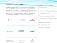 Tablet Screenshot of biogenicstimulants.com